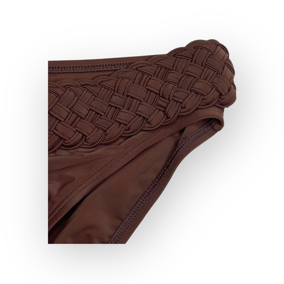 new La Blanca ༄ Woven 2 Piece Halter Bikini Set ༄ Chocolate Brown ༄ 12 ༄ Cruise - Picture 8 of 16